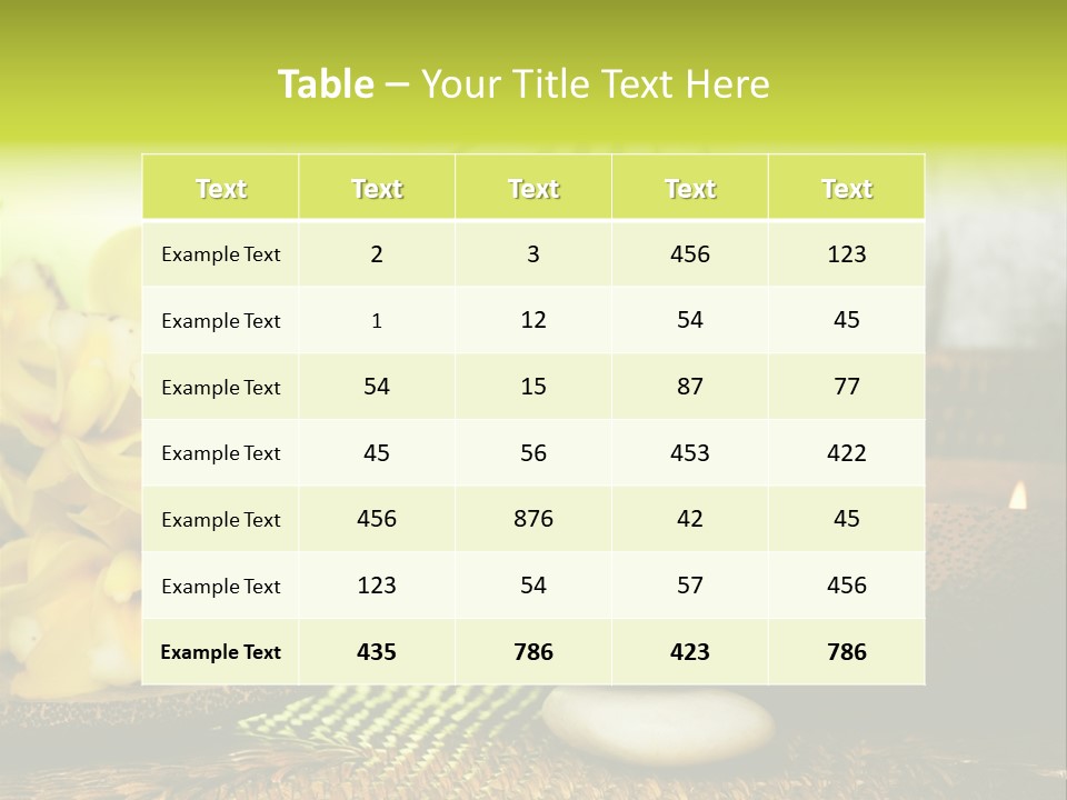 Outdoor Aroma Burning PowerPoint Template