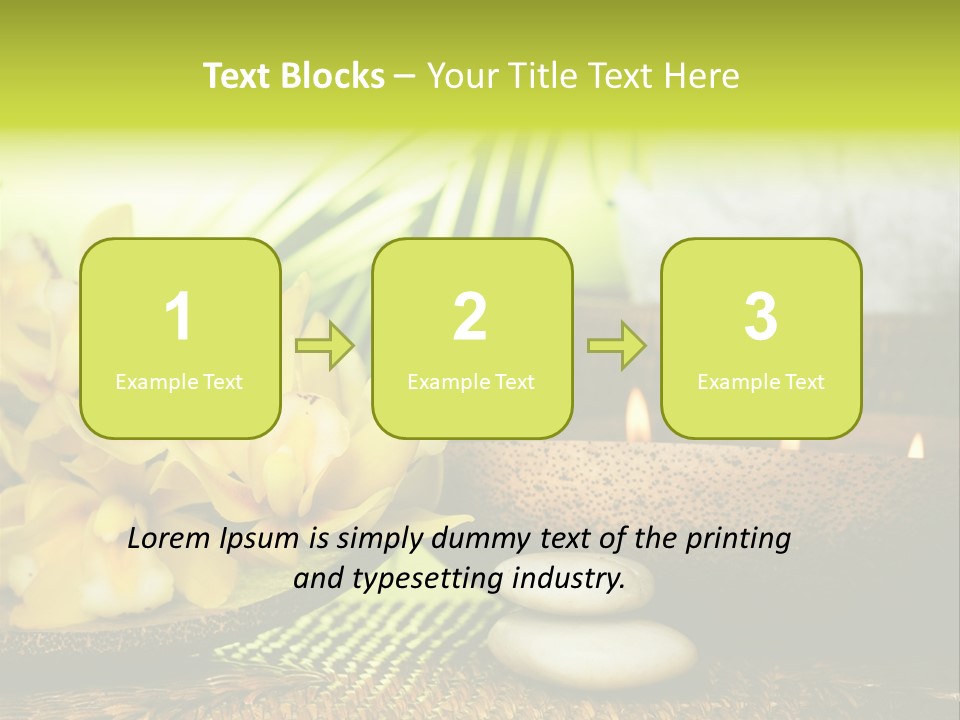 Outdoor Aroma Burning PowerPoint Template