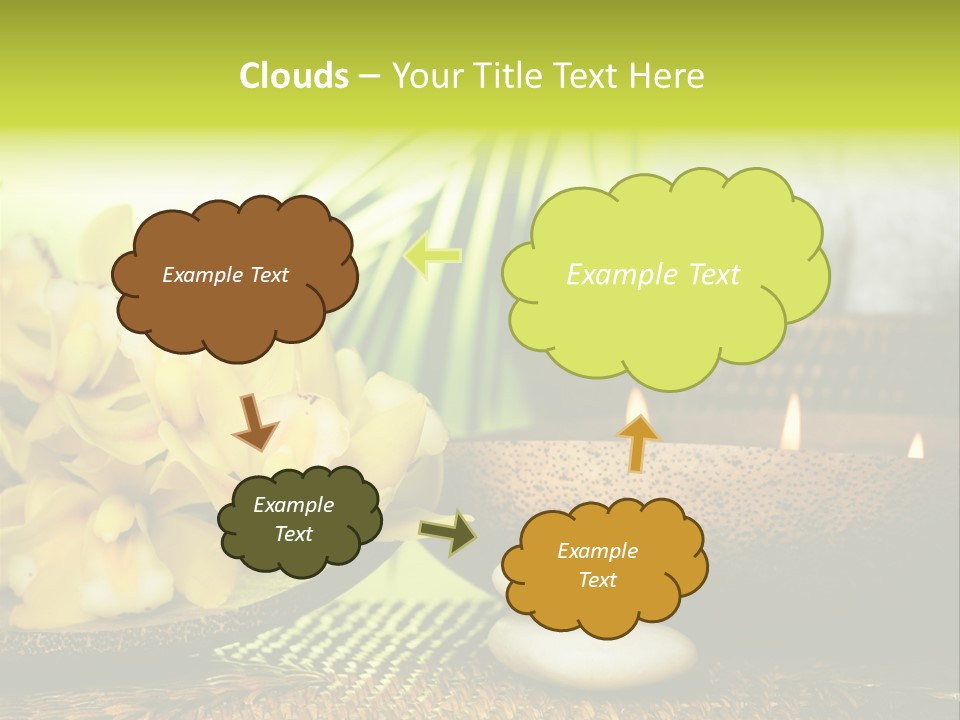 Outdoor Aroma Burning PowerPoint Template