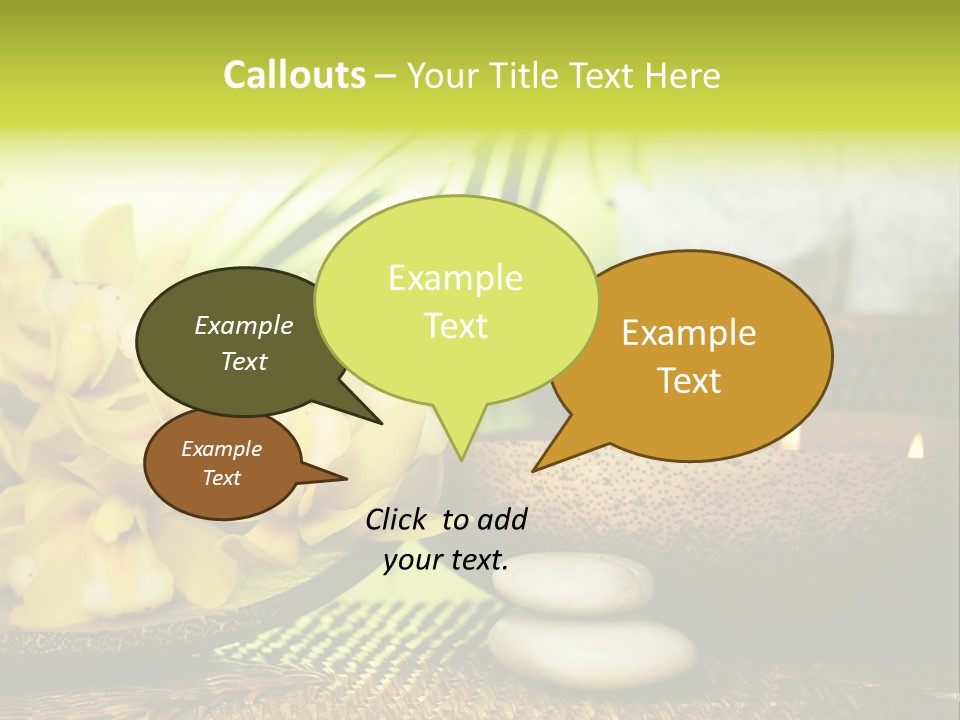 Outdoor Aroma Burning PowerPoint Template