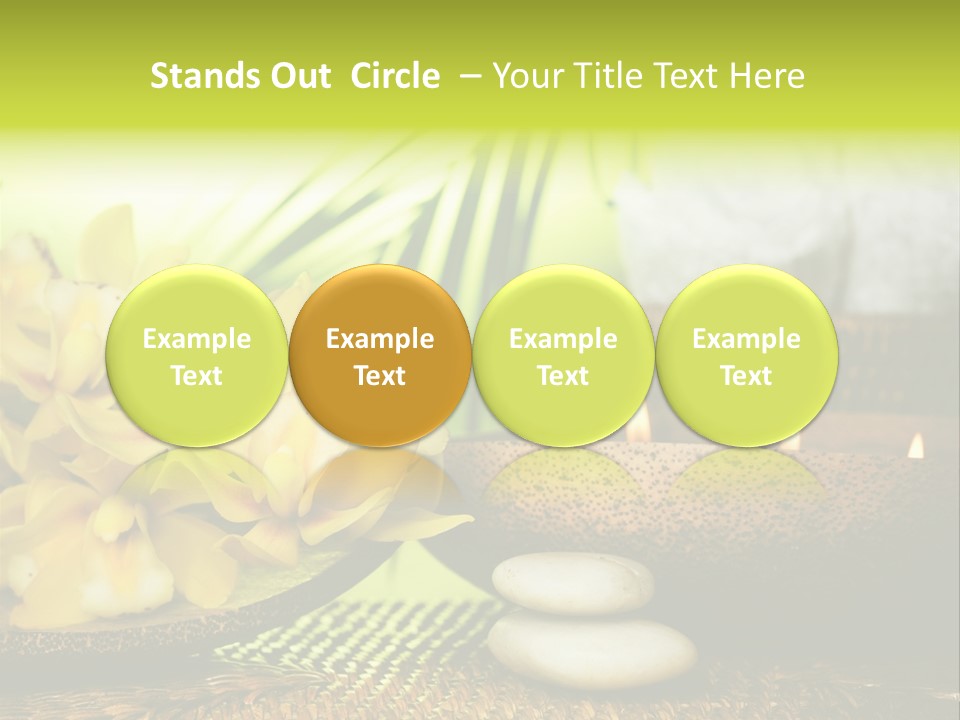 Outdoor Aroma Burning PowerPoint Template