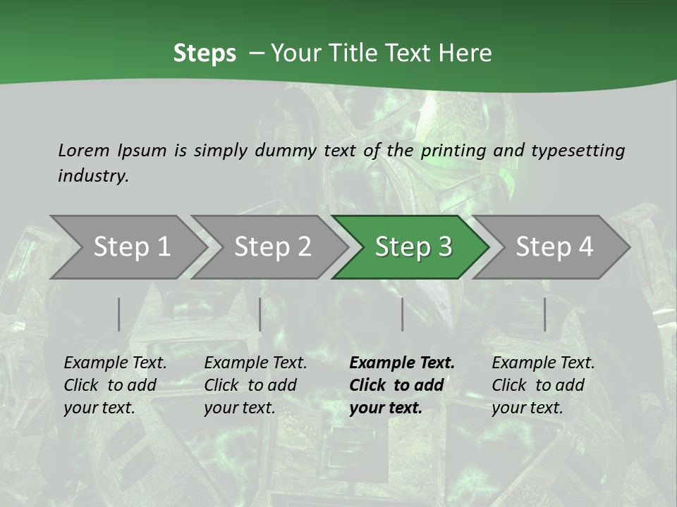 Future Soldier Armor PowerPoint Template