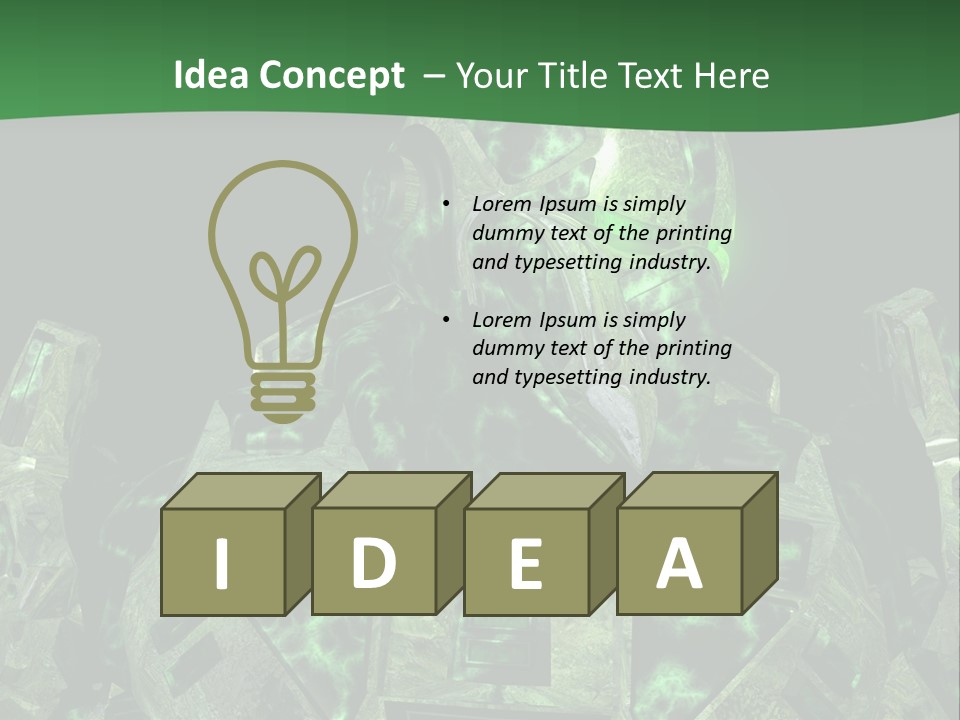 Future Soldier Armor PowerPoint Template