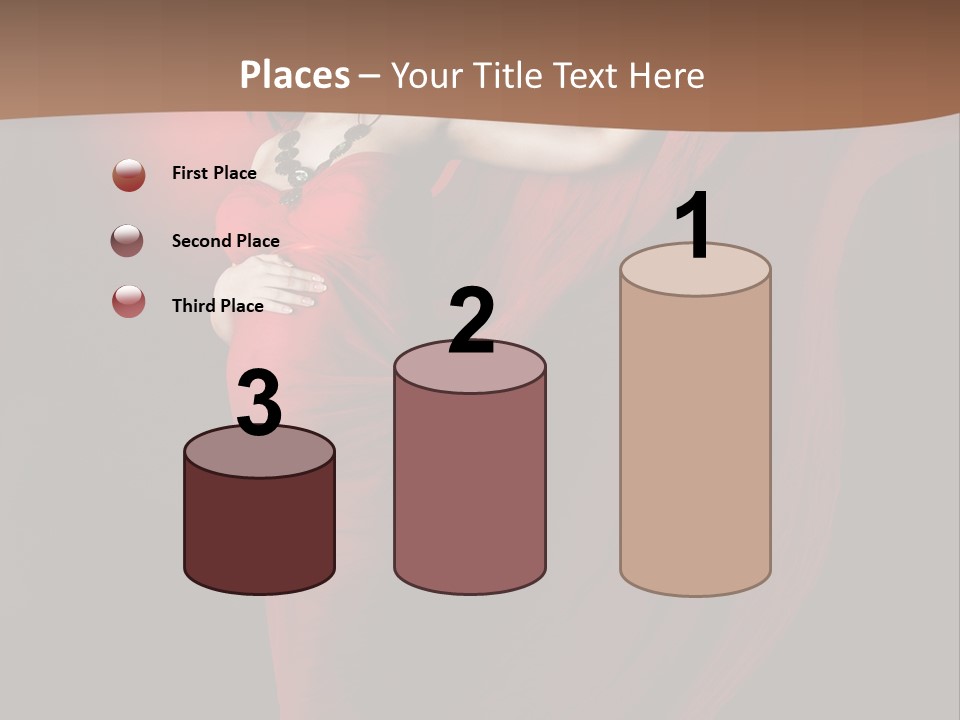 Flying Dress PowerPoint Template