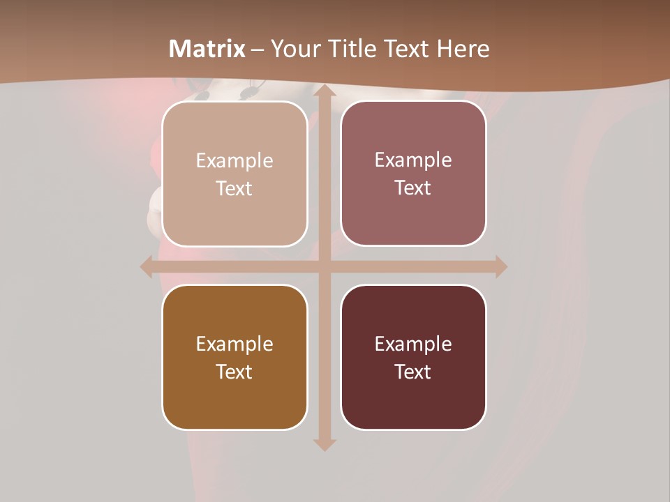 Flying Dress PowerPoint Template