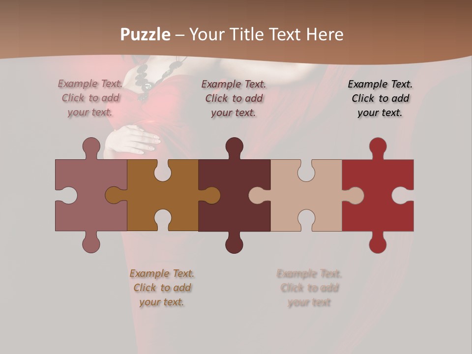 Flying Dress PowerPoint Template