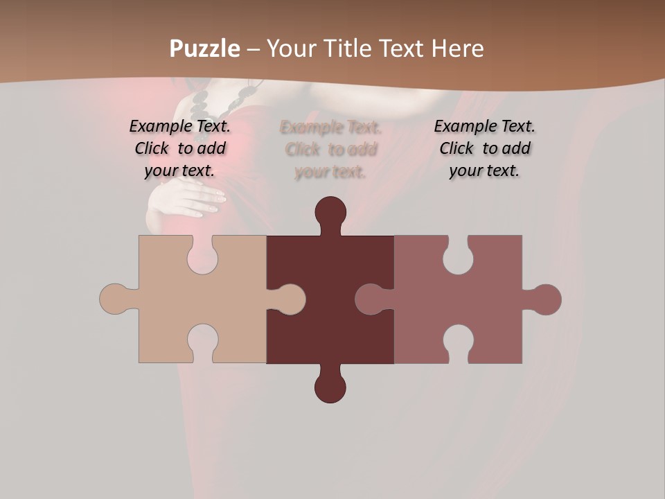 Flying Dress PowerPoint Template