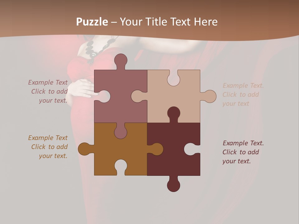 Flying Dress PowerPoint Template