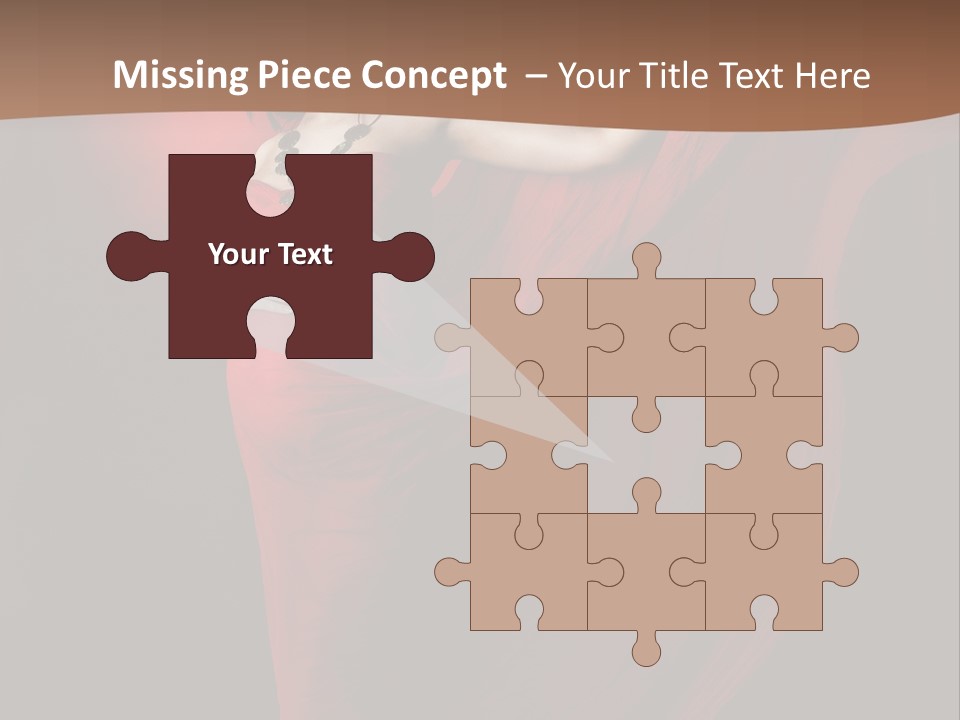 Flying Dress PowerPoint Template