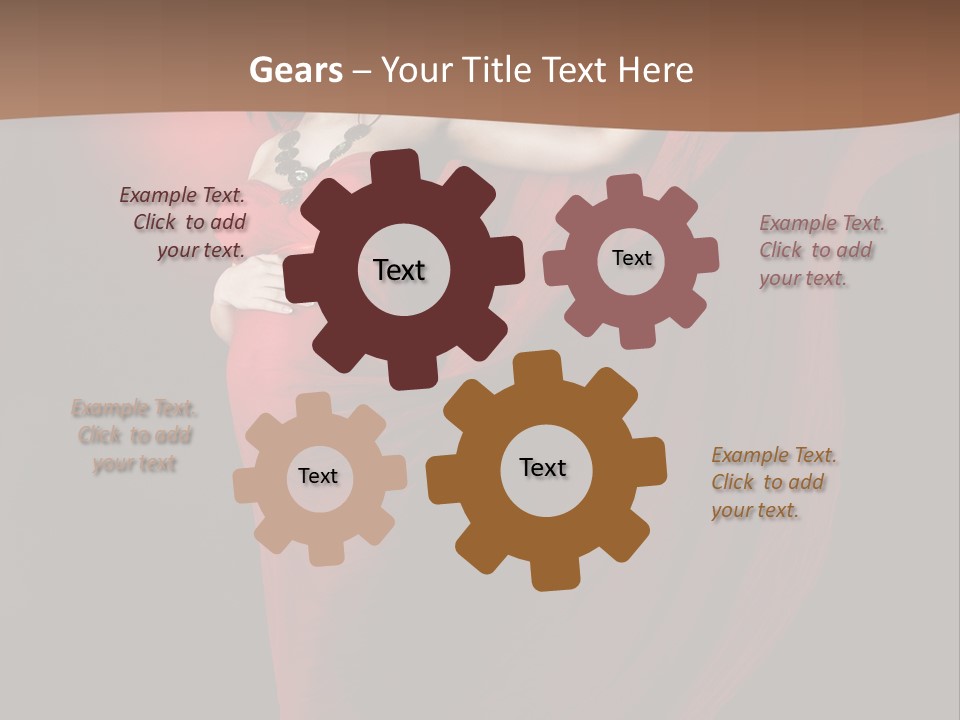 Flying Dress PowerPoint Template