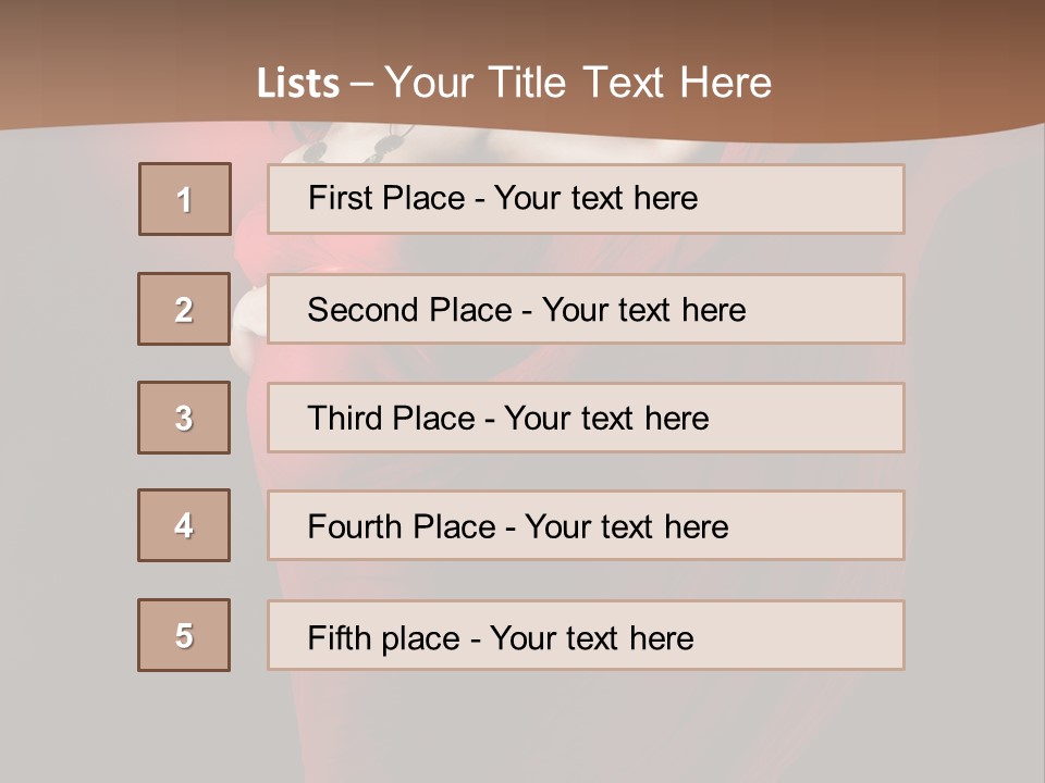 Flying Dress PowerPoint Template