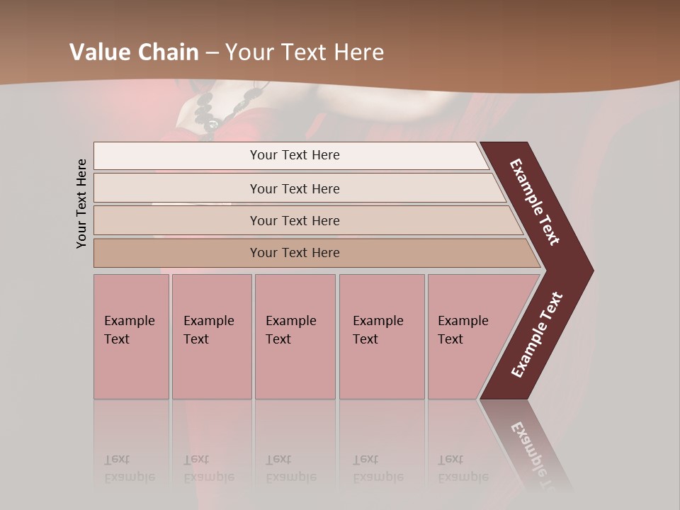 Flying Dress PowerPoint Template