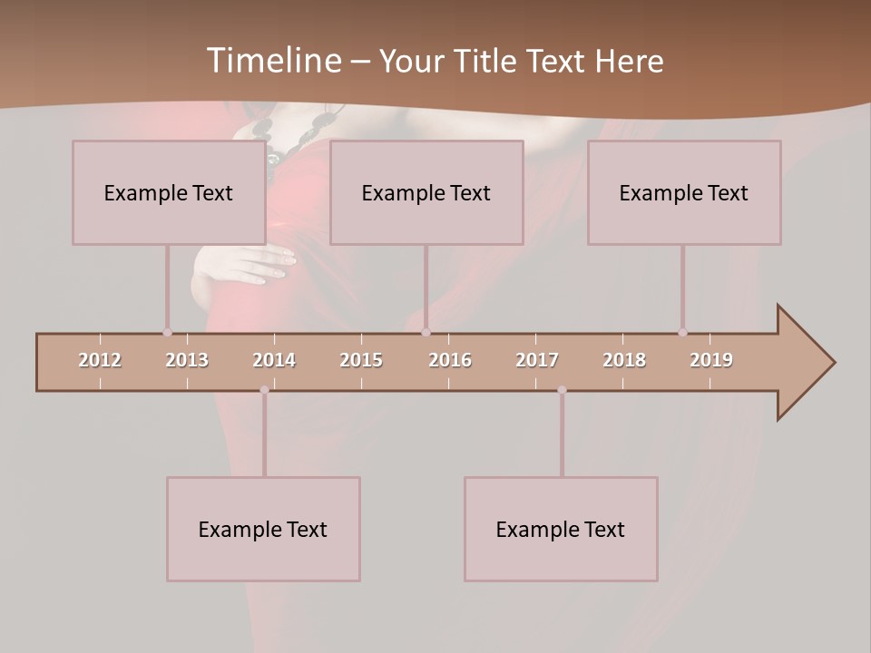 Flying Dress PowerPoint Template