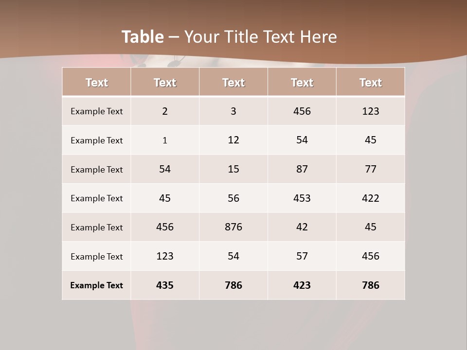 Flying Dress PowerPoint Template