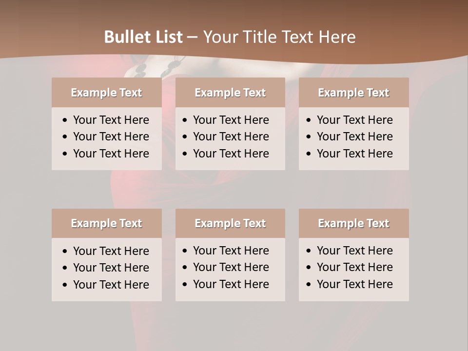Flying Dress PowerPoint Template
