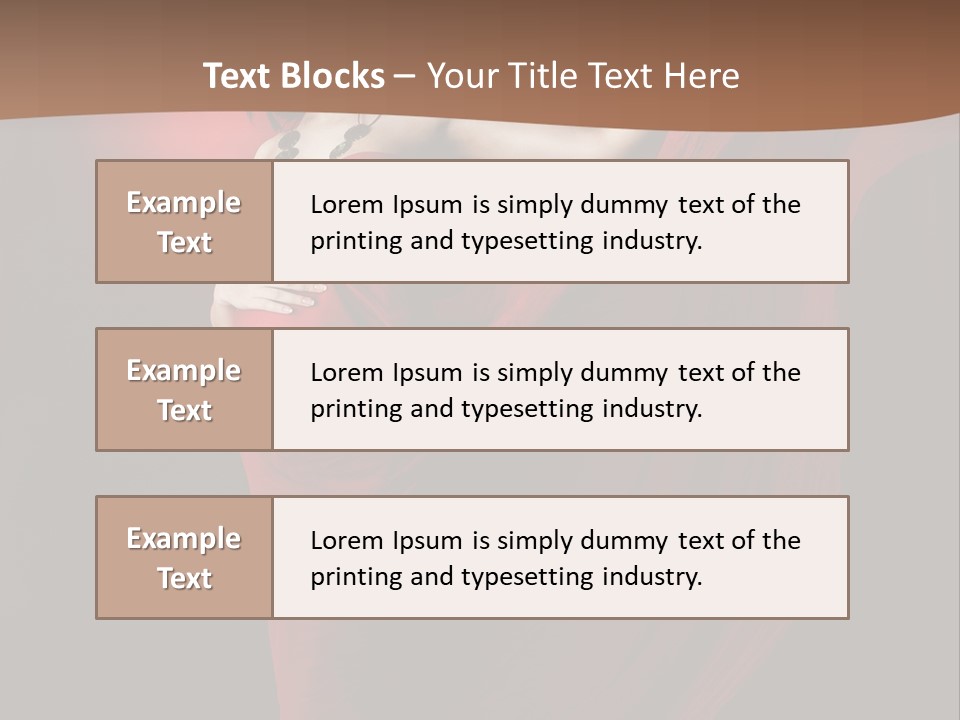 Flying Dress PowerPoint Template