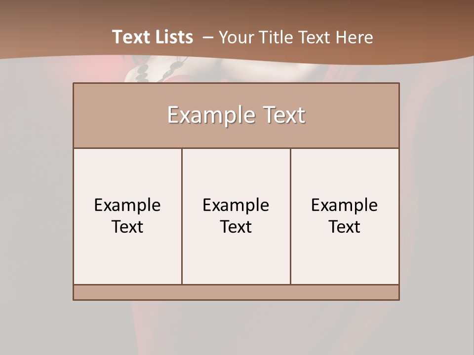 Flying Dress PowerPoint Template