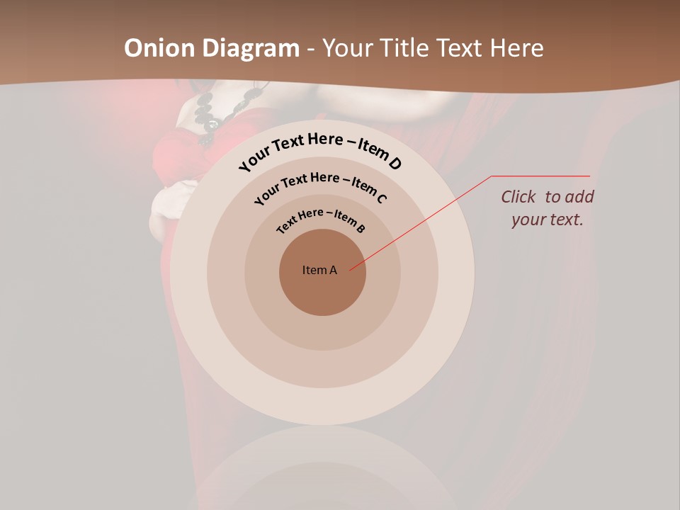 Flying Dress PowerPoint Template