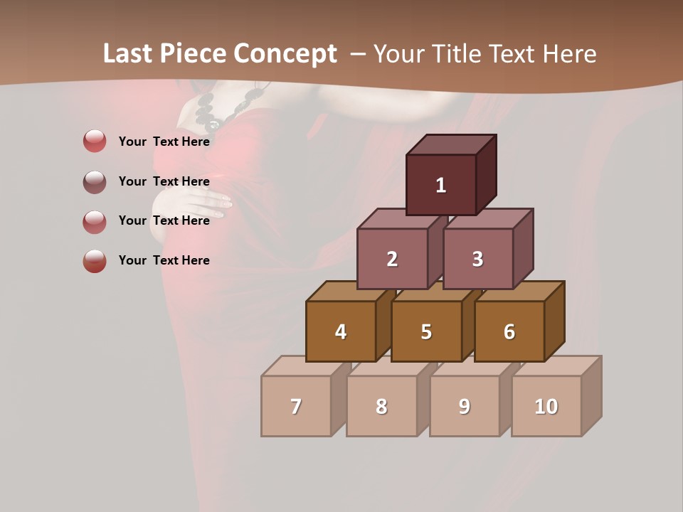 Flying Dress PowerPoint Template