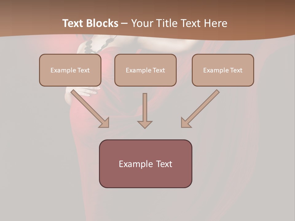 Flying Dress PowerPoint Template