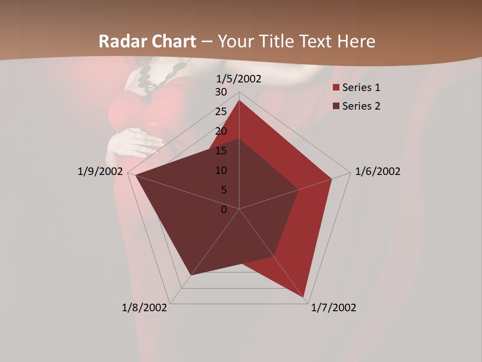 Flying Dress PowerPoint Template