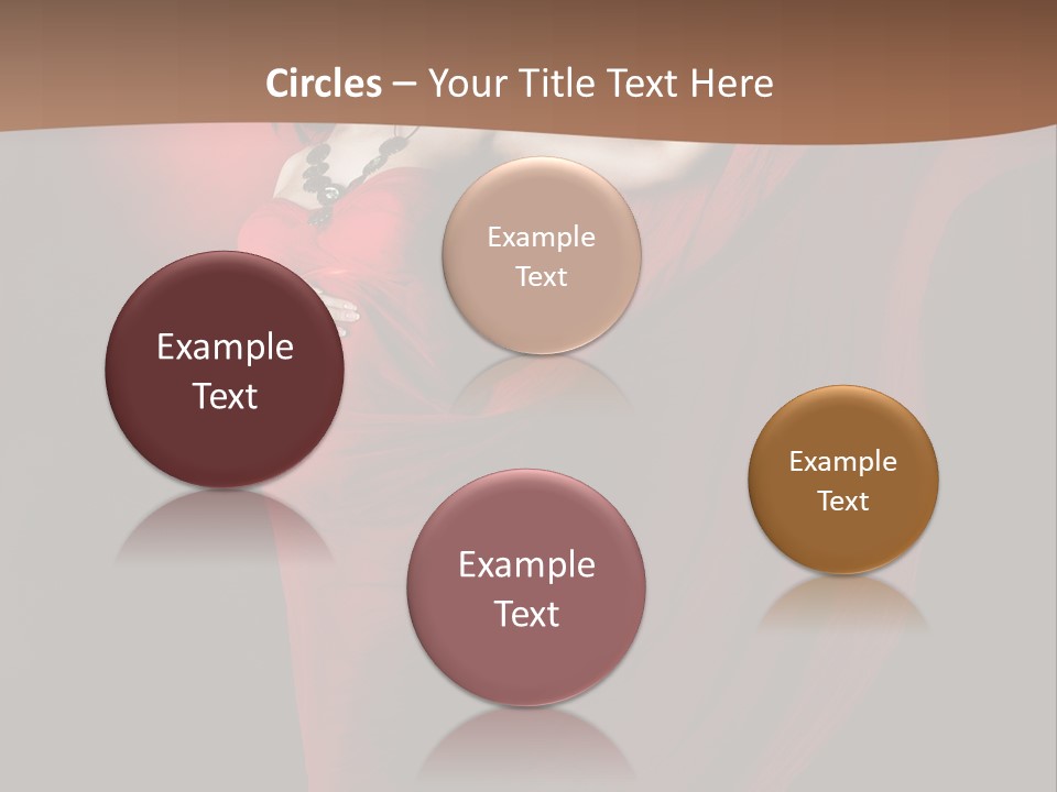 Flying Dress PowerPoint Template