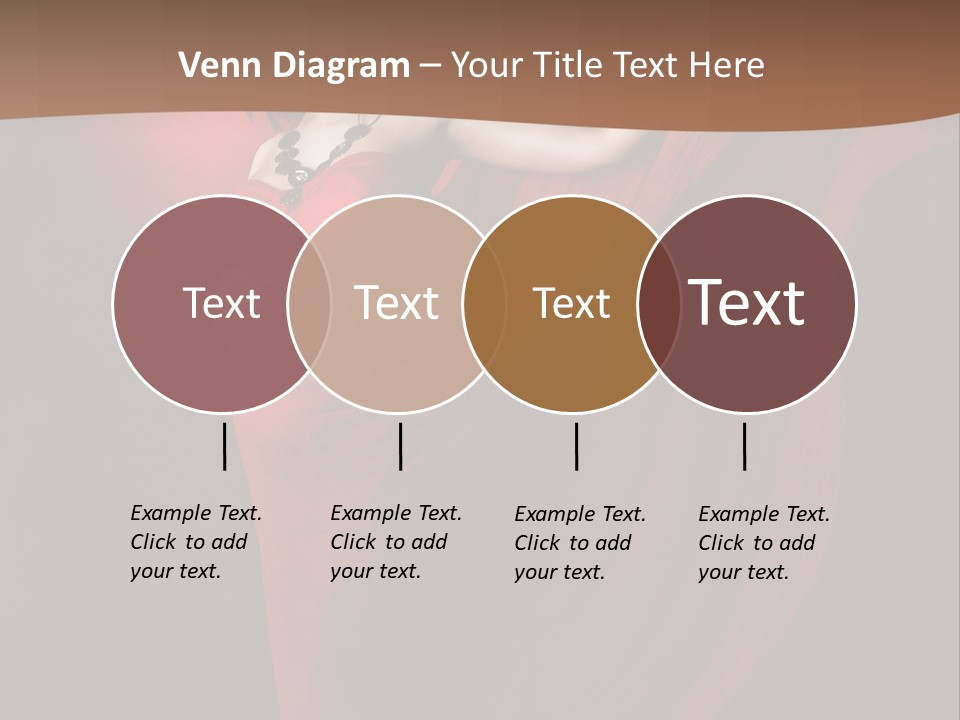 Flying Dress PowerPoint Template