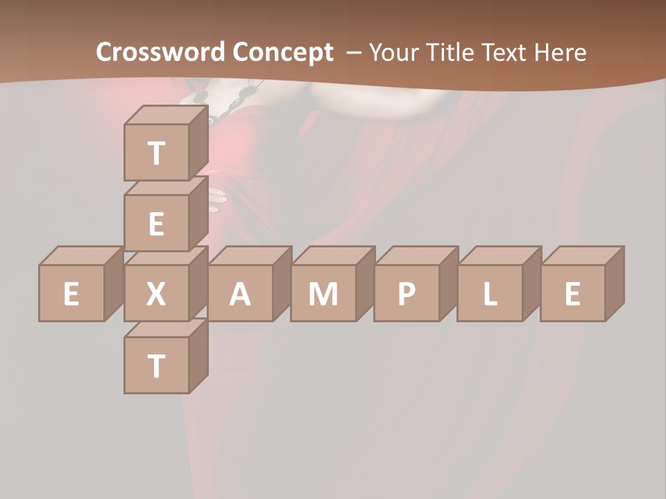 Flying Dress PowerPoint Template