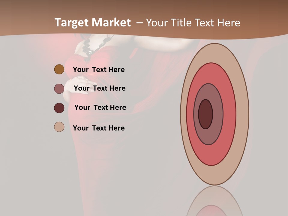 Flying Dress PowerPoint Template