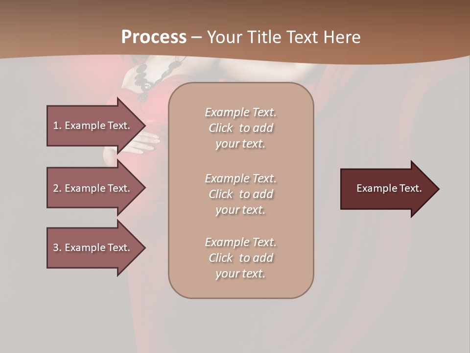 Flying Dress PowerPoint Template