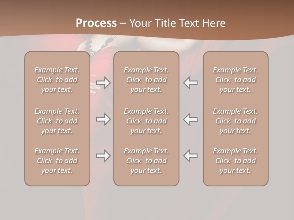 Flying Dress PowerPoint Template
