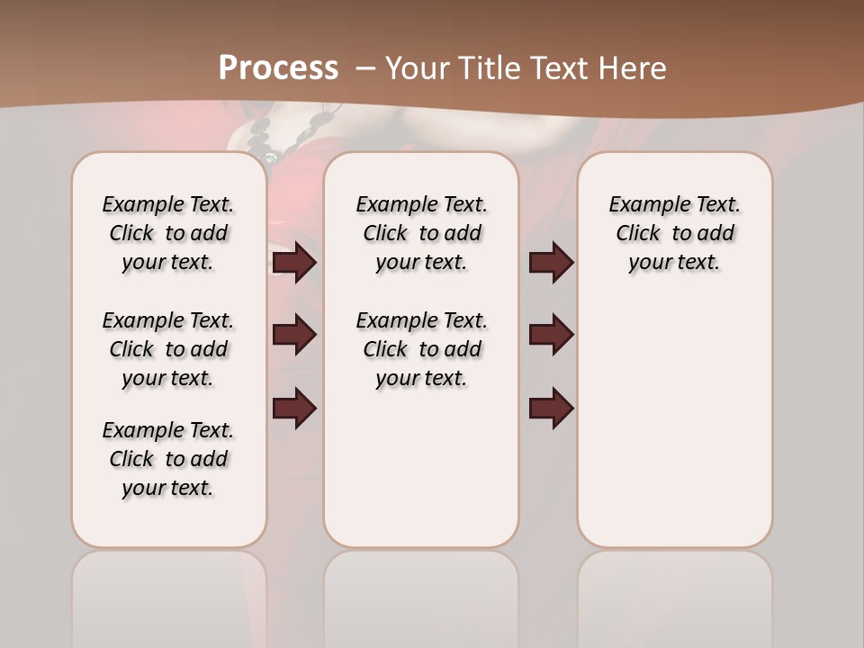 Flying Dress PowerPoint Template