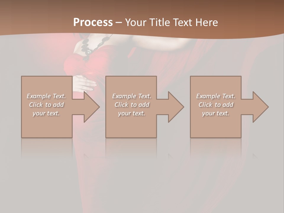 Flying Dress PowerPoint Template