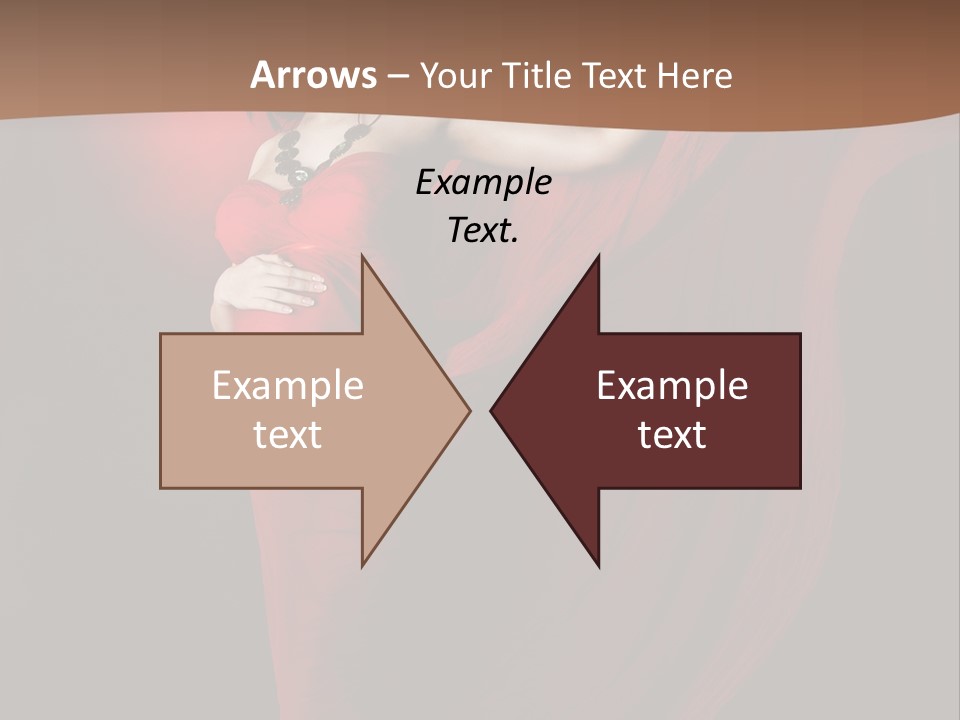 Flying Dress PowerPoint Template