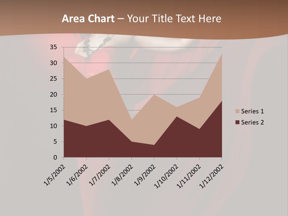 Flying Dress PowerPoint Template