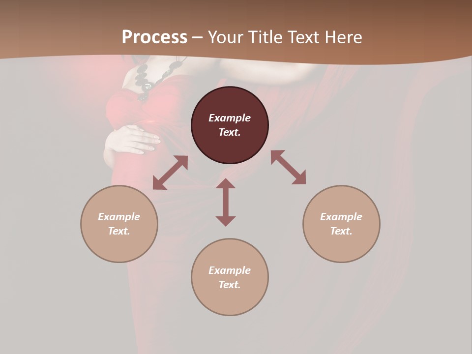 Flying Dress PowerPoint Template