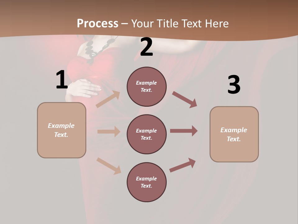 Flying Dress PowerPoint Template