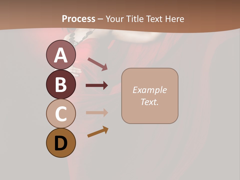 Flying Dress PowerPoint Template