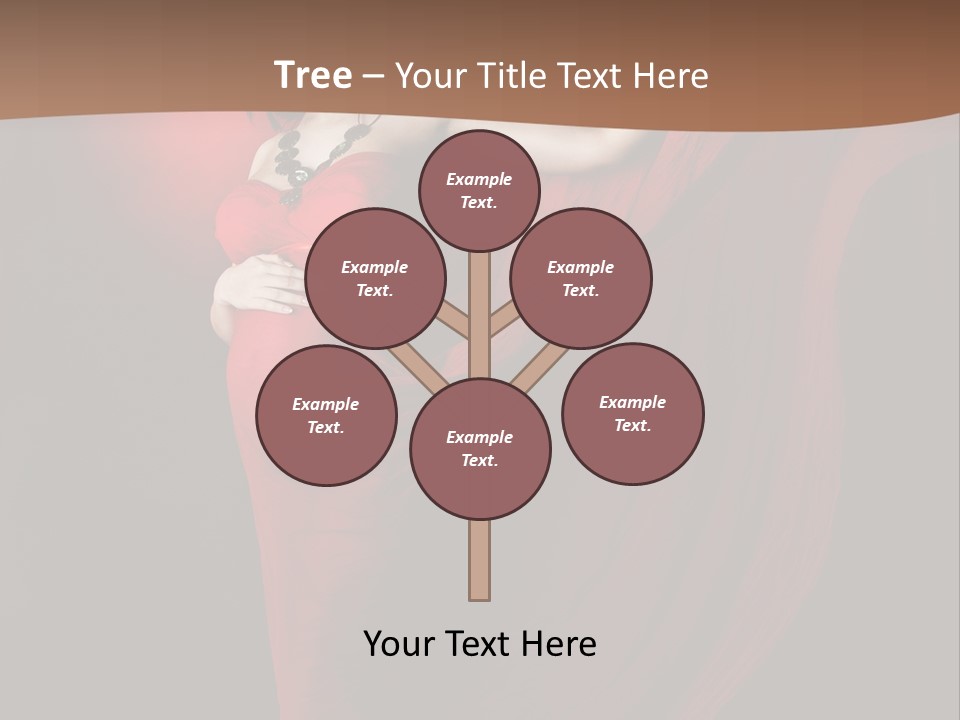 Flying Dress PowerPoint Template