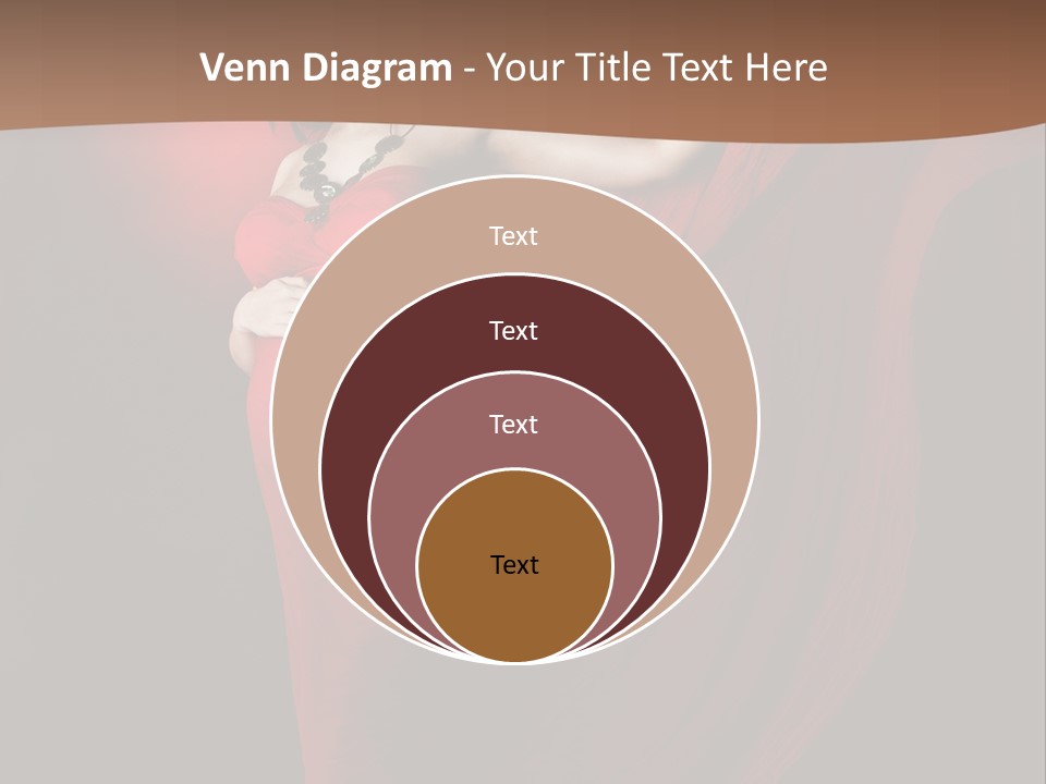 Flying Dress PowerPoint Template