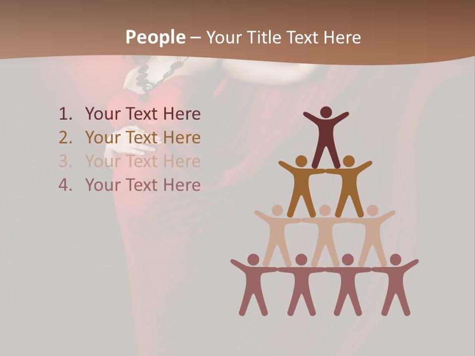 Flying Dress PowerPoint Template