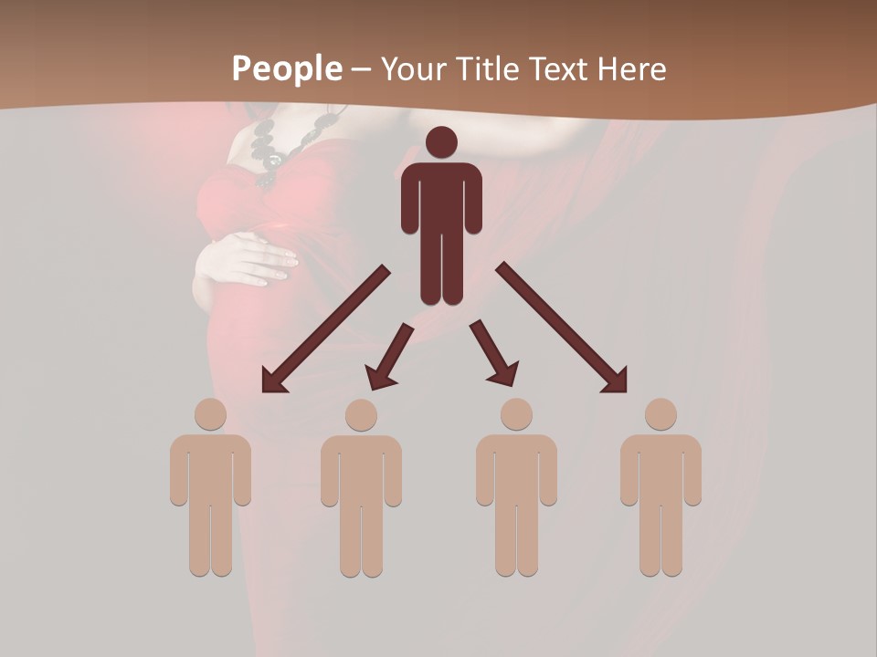 Flying Dress PowerPoint Template