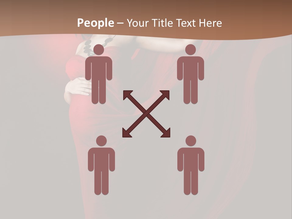 Flying Dress PowerPoint Template