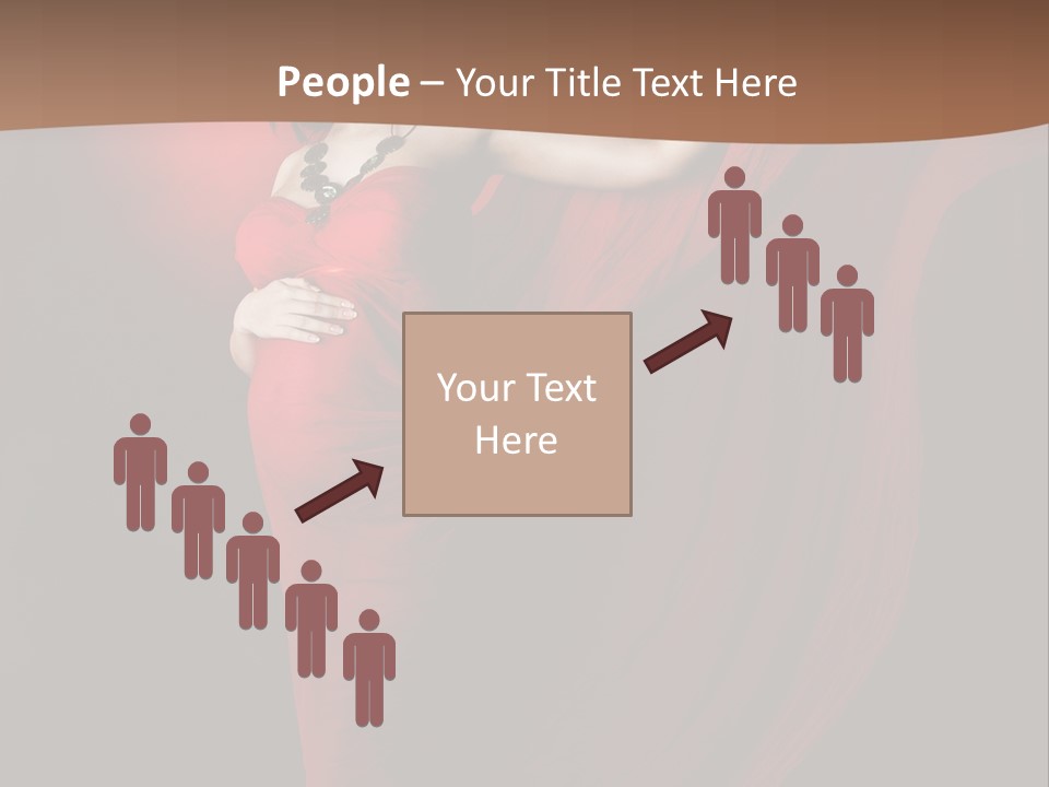 Flying Dress PowerPoint Template