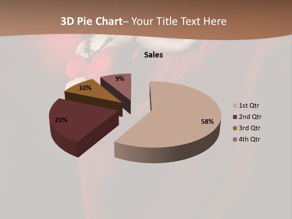 Flying Dress PowerPoint Template