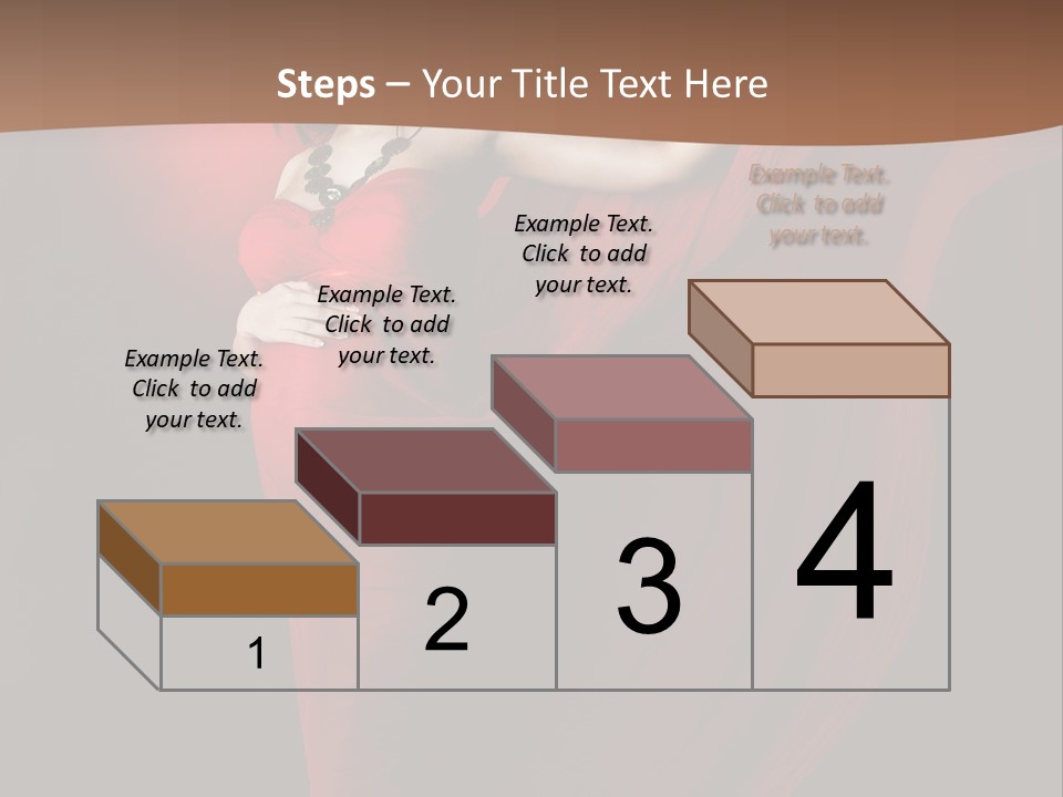 Flying Dress PowerPoint Template
