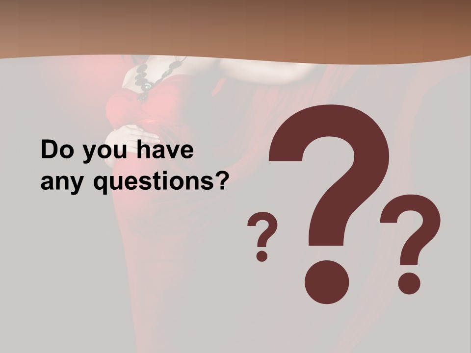 Flying Dress PowerPoint Template