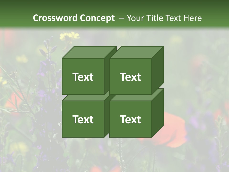 Background Grass Summer PowerPoint Template