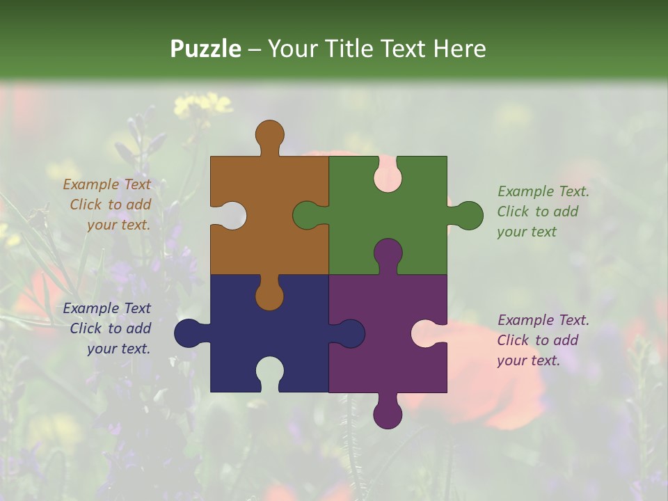 Background Grass Summer PowerPoint Template