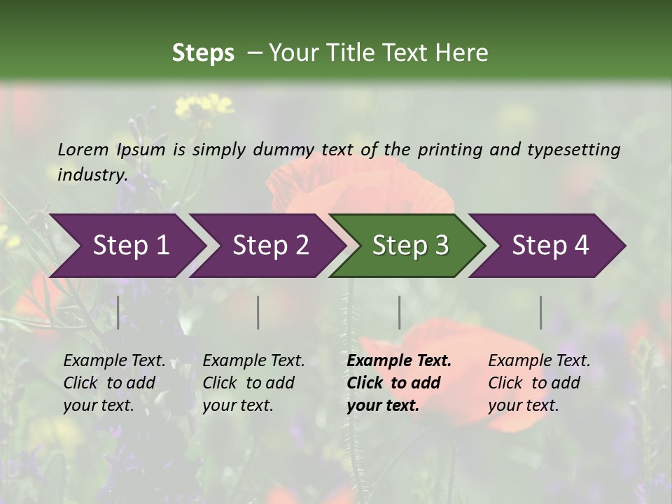Background Grass Summer PowerPoint Template